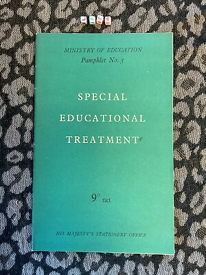 #ad Ministry Of Education 1946 Rare Special Educational Treatment GBP 20.61