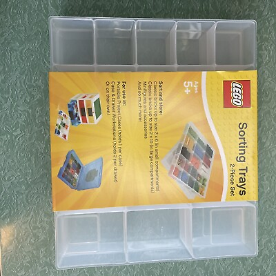 #ad New Lego Sorting Tray 2 Pack 5001261 $12.99
