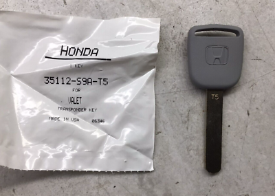 #ad Honda OEM Blank Grey Valet Key Uncut 35112 S9A T5 $31.45