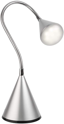 #ad OttLite LED Cone Desk Lamp Silver $64.05