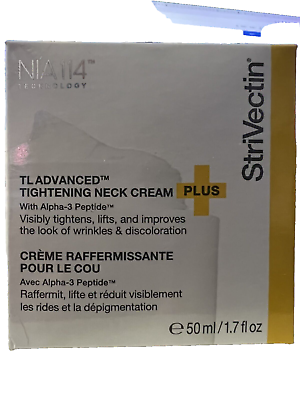 #ad StriVectin TL Advanced Tightening Neck Cream Plus 1.7 oz 50 mL NEW IN BOX $39.00