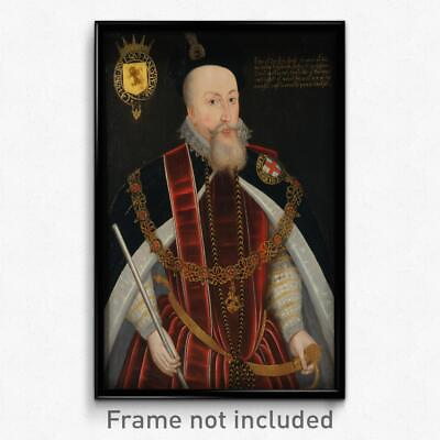 #ad Robert Dudley Earl of Leicester Print 11x17 Art Poster $24.99