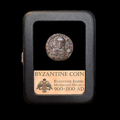 #ad Rare Byzantine Empire Bronze Coin 900 1100 $39.98