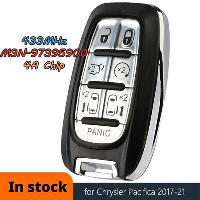 #ad For 2017 2018 2019 2020 2021 Chrysler Pacifica Voyager Smart Remote Car Key Fob $32.11