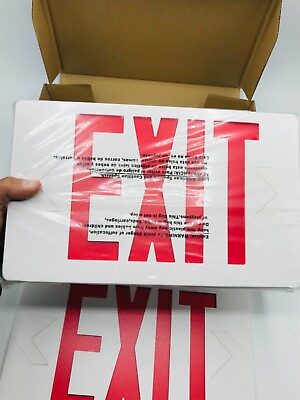 #ad Light Fixture Industries Led Exit Sign Red $20.00