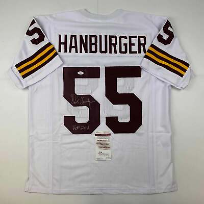 #ad Autographed Signed Chris Hanburger HOF 2011 Washington White Jersey JSA COA $99.99