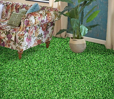 #ad 3D Green Lawn Grass 13048NA Floor WallPaper Murals Wall Print Decal Fay $50.99