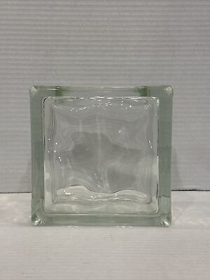 #ad Vintage Mid Century Glass Block Vase Made in West Germany $40.00