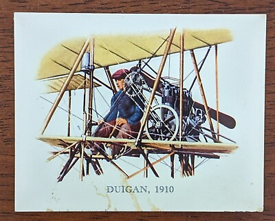 #ad 1968 Nabisco Vintage Conquest of the Air card #17 Duigan 1910 AU $3.15