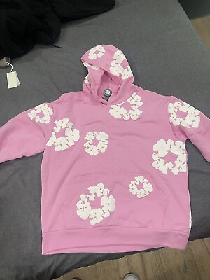#ad denim tears hoodie Pink Large $350.00