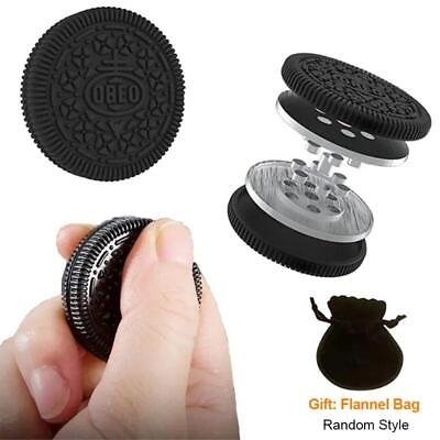 #ad Alloy Edc Fidget Spinner Toys for Kids Fingertip Anti stress Oreo Haptic Coin $13.99
