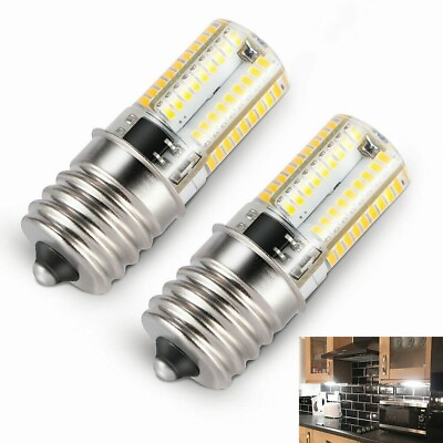 #ad #ad 2x E17 LED Bulb Microwave Oven Light Dimmable 4W Natural White 6000K Light US $7.99