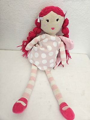 #ad Heidi Klum Truly Scrumptious Fairy Doll Knitted Pink Stripes Polka Dot Dress $39.48