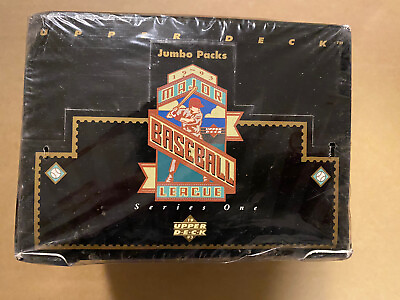 #ad 1993 Upper Deck Baseball Series 1 Jumbo Box Brand New Factory Sealed C $49.99