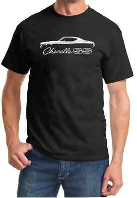 #ad 1968 1969 CHEVELLE SS HARDTOP CLASSIC OUTLINE DESIGN TSHIRT NEW $24.99
