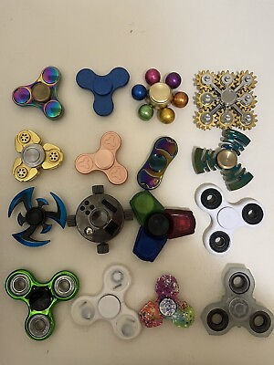 #ad Fidget Spinner Collection 16 fidget spinners. $30.00