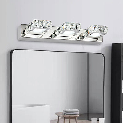 #ad #ad Modern Bathroom LED Crystal Mirror Light Wall Lamp Fixture Toilet Vanity lamps $38.85