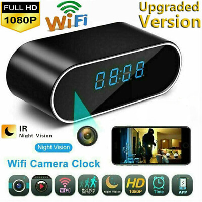 #ad HD 1080P Spy Camera WiFi Hidden Wireless Night Vision Security Nanny Cam Alarm $36.99