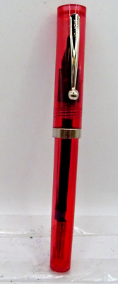 #ad Sheaffer Vintage No Nonsense View Thru Ball Pen red NEW OLD STOCK $35.00