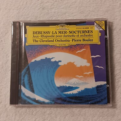 #ad La Mer Nocturnes Debussy Boulez Cleveland Orchestra CD 1995 New Sealed $14.40