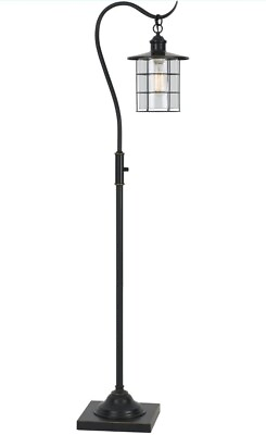 #ad Cal Lighting BO 2668FL Silverton 60quot; Tall Arc Floor Lamp Dark Bronze $174.59