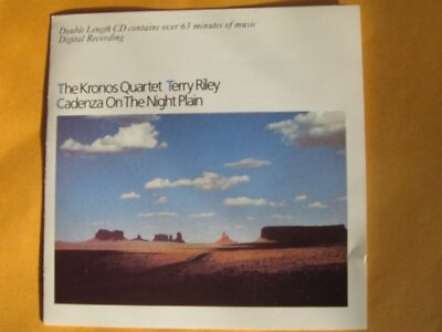 #ad Terry Riley Cadenza On The Night Plain CD UK IMPORT $37.30