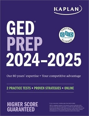 #ad GED Test Prep 2024 2025: 2 Practice Tests Proven Strategies Online Paperbac $22.07
