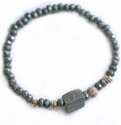 #ad infinite abundance bracelet with Pyrite *Luminosity Collection for women ... $52.45