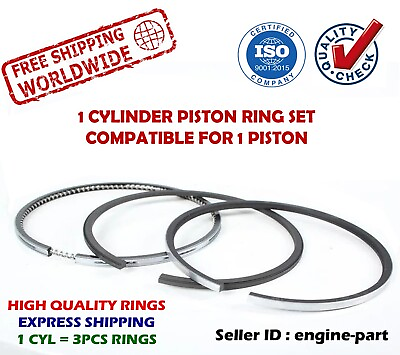 #ad Piston rings set 76mm STD for Fiat RITMO 1 Super Niva Nova Samara 08 269700 00 $22.75