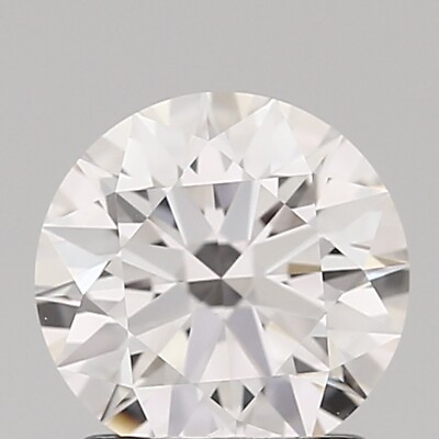 #ad Lab Created Diamond 1.37 Ct Round E VVS2 Quality Ideal Cut IGI Certified Loose $882.05