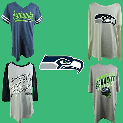 #ad Seattle Seahawks NFL Team Apparel Youth Tees Multiple Styles Available $14.99