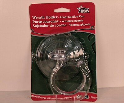 #ad Adams Giant Suction Cup Wreath Holder Hook. Rated to hold 10 lbs $8.00