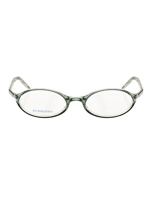 #ad Glasses Burberry #x27;90s bottle green oval asymmetric ORIGINAL NEW $192.00
