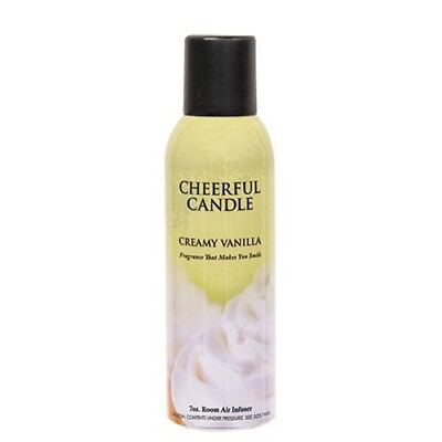 #ad NEW Room Spray CREAMY VANILLA Scent 7oz Strong Scent Throw AEROSOL Can Home $6.49