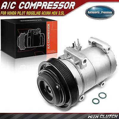 #ad New AC Compressor with Clutch for Honda Pilot 2016 2020 Ridgeline Acura MDX 3.5L $149.99