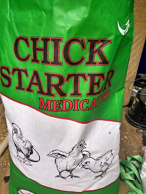 #ad 20 Pounds Medicated Chick Starter Feed $40.00