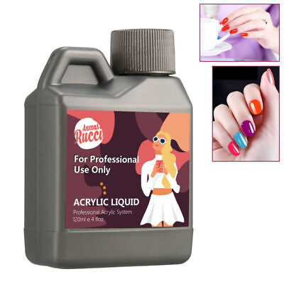 #ad Acrylic Liquid Nail Art For Pro Acrylic Nail Tips Manicure 5x 120 mL $17.99