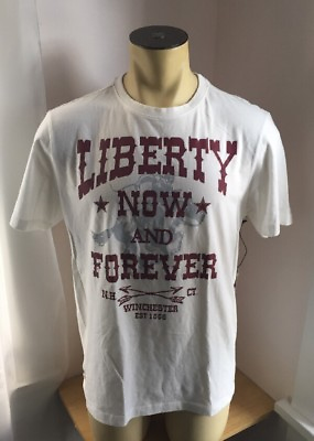 #ad NWT Winchester Mens Large “Liberty Now And Forever” T Shirt $11.00