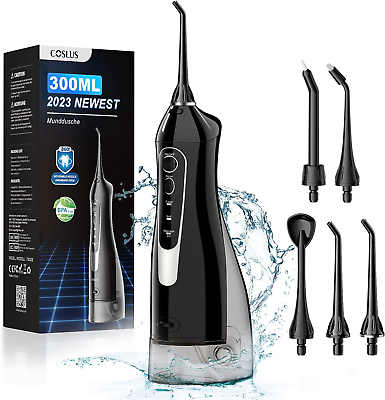 #ad Water Dental Flosser Teeth Pick: Portable Cordless Oral Irrigator 300ML Travel $47.59