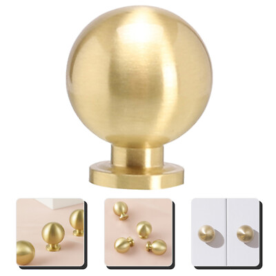 #ad Furniture Knobs Gold for Dresser Drawers Ball Handle Vanity Desk $9.88