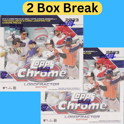 #ad 2023 Topps Chrome Logofractor Baseball PYT 2 Box Break #468 Pick Your Team $39.99
