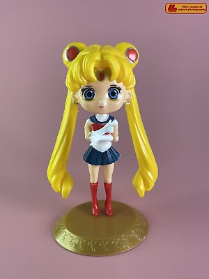 #ad Anime Sailor Moon Tsukino Usagi Luna Uniform Assemble Cake Topper Figure Gift $7.99