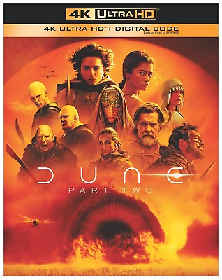 #ad Dune Part Two 4K UHD Blu ray NEW Dune Part 2 $29.96