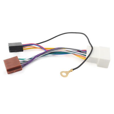 #ad ISO WIRING HARNESS stereo radio plug wire loom connector adaptor Fit Mitsubishi $10.07