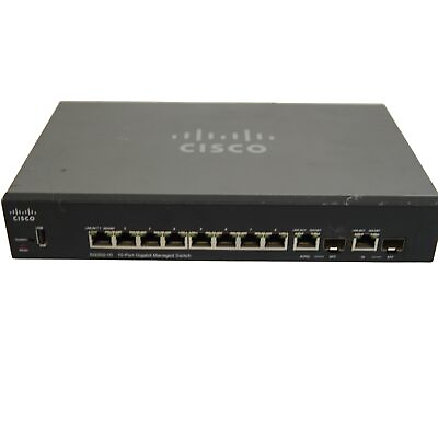 #ad Cisco SG350 10 10 Port Gigabit Managed Switch $139.99