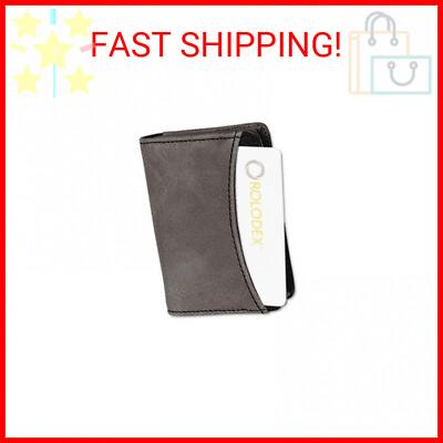 #ad Rolodex Identity Black Fabric Interior Personal Business Card Case 1752530 $9.82