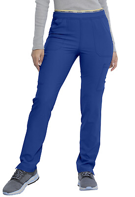 #ad Dickies Retro Women#x27;s Mid Rise Tapered PETITE Pull on Cargo Scrub Pants DK035P $34.98