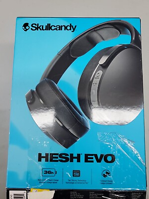 #ad Skullcandy Hesh Evo Bluetooth Wireless Headphones Black. FREE Shipping read* $29.99