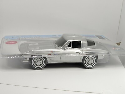 #ad KNG America Silver 1963 Chevrolet Corvette Sting Ray One Piece Collectible Phone $32.99