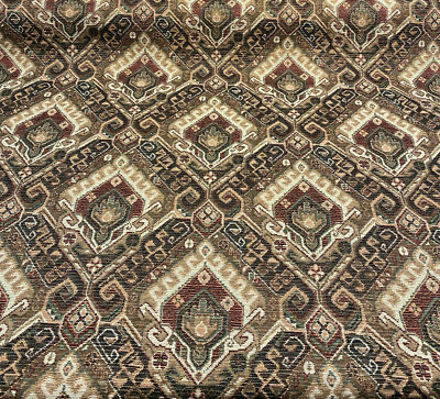 #ad Swavelle Sarto Mahogany Damask Chenille Upholstery Fabric By The Yard $19.95